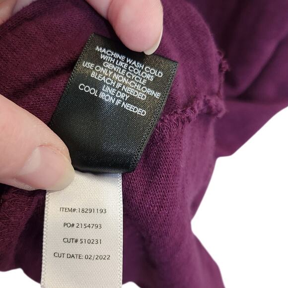 Torrid Above Knee Length A-Line Pockets Puff Sleeve Skater Dress Maroon Size 3X - Picture 9 of 9